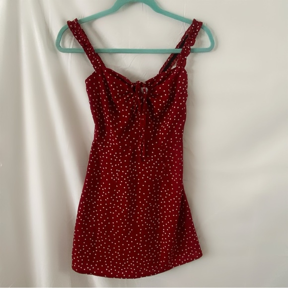 Princess Polly red polka dot mini dress size 0 midnight madness summer - Picture 8 of 8